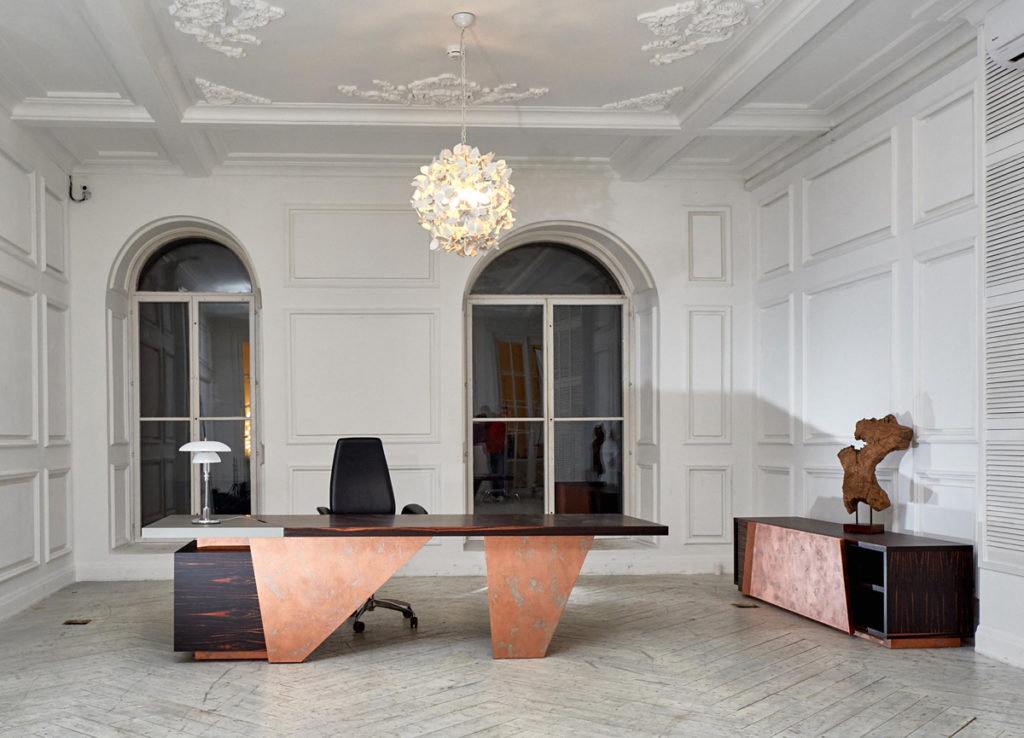 Collezione d’arredo d’ufficio Touch, design Marco Piva per Nayada, azienda russa con sede a Mosca