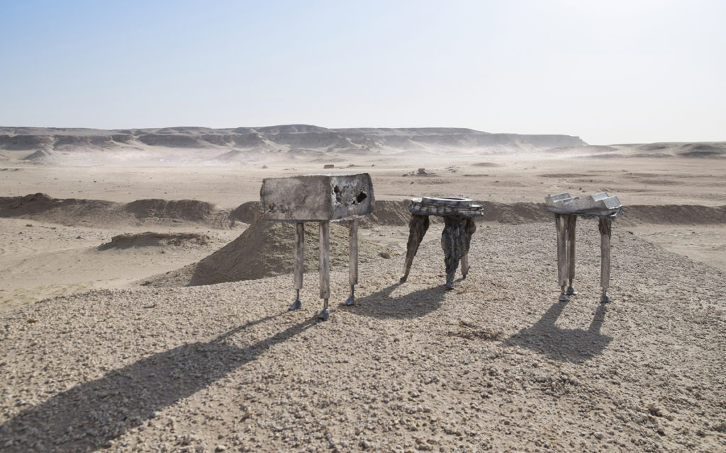 Kuwait City, Abwab Pavilion Concept: Desert Cast