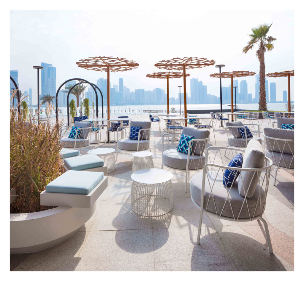 he waterfront terrace with incredible views
