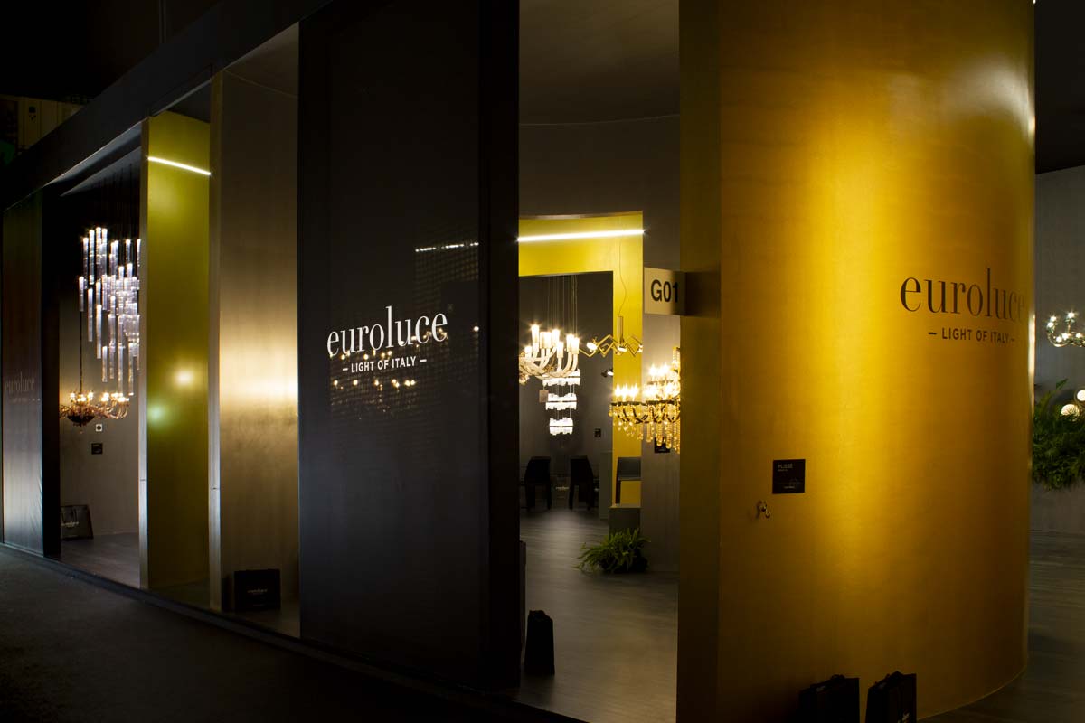 Stand Euroluce al Salone del Mobile.Milano