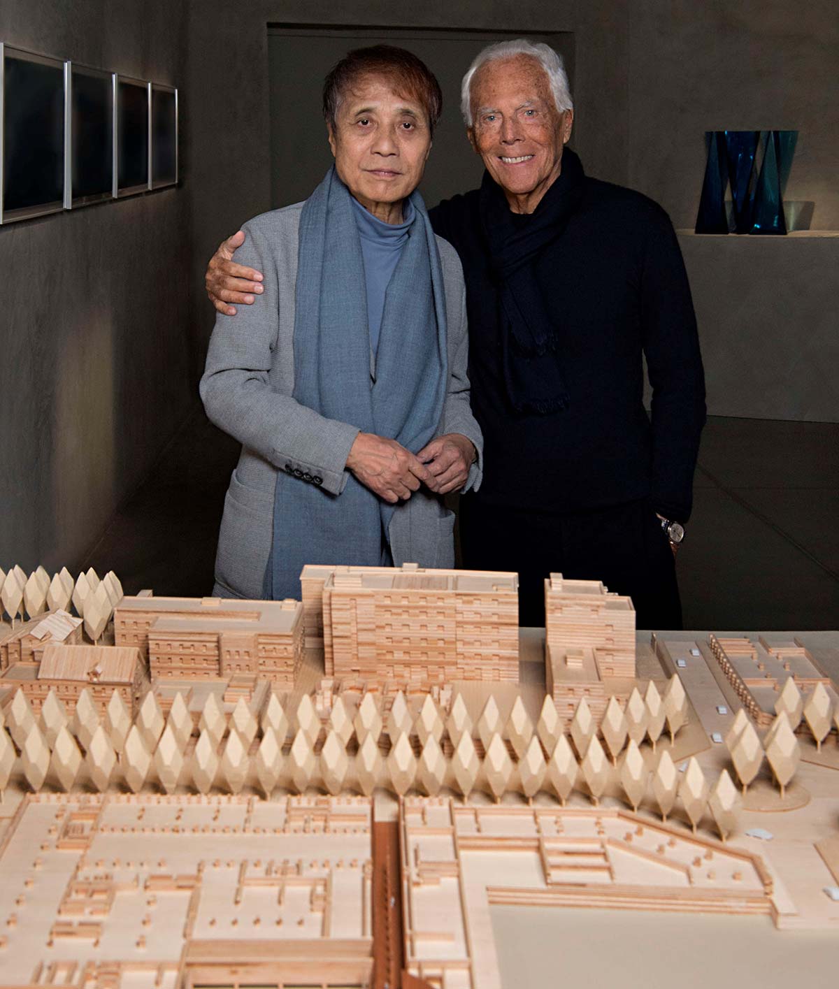 Tadao Ando e Giorgio Armani, © SGP