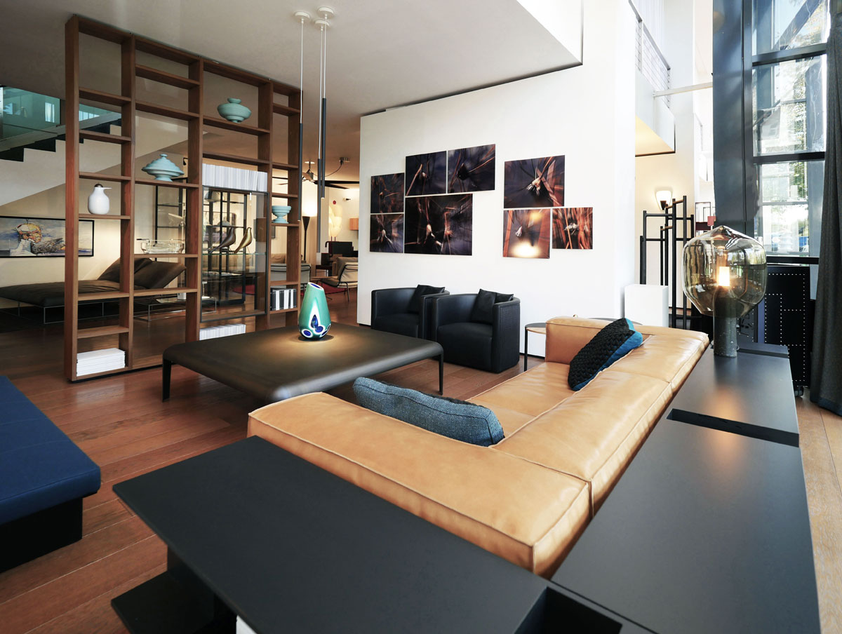 Living Divani & Porro, vista sulla Senna