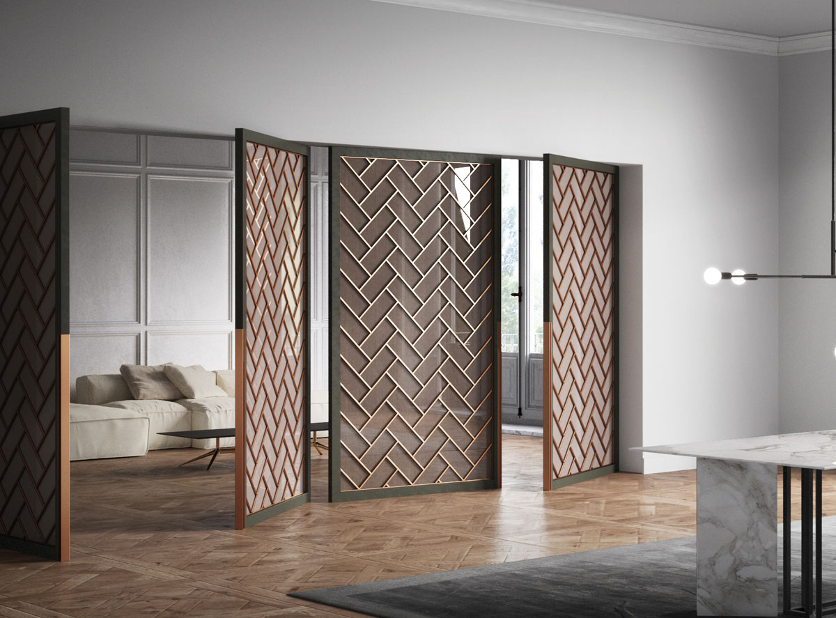 Le nuove porte, eleganti sistemi d'arredo