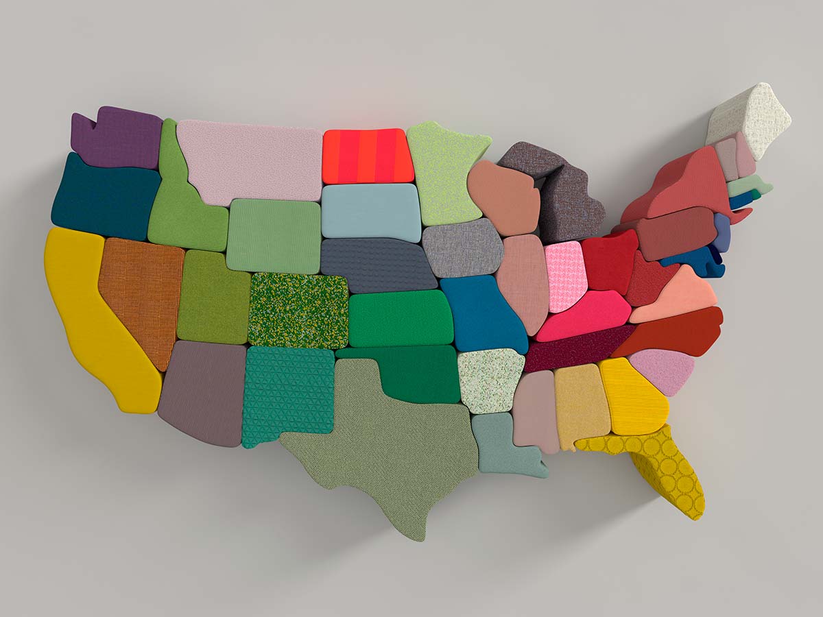Kvadrat, espansione in Nord America