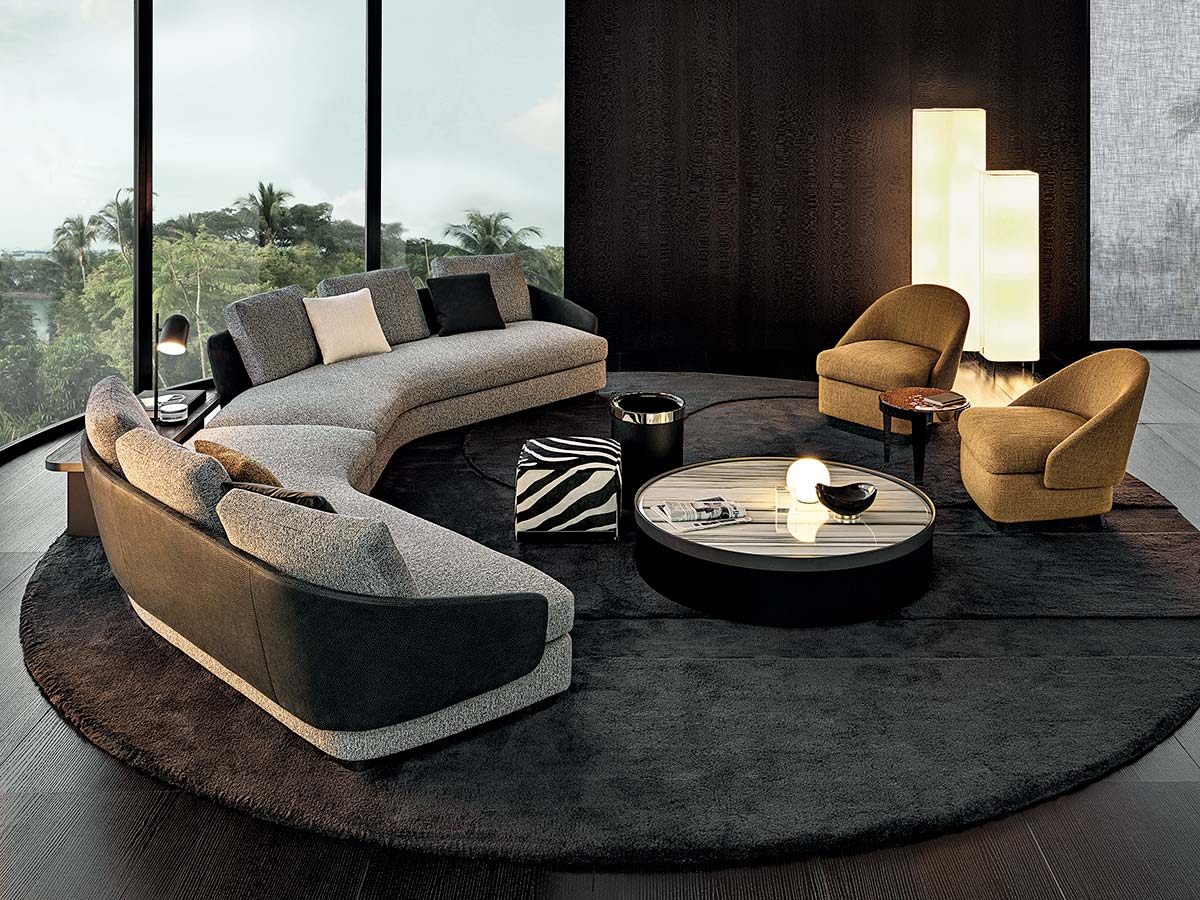 Minotti tra architetture fluide