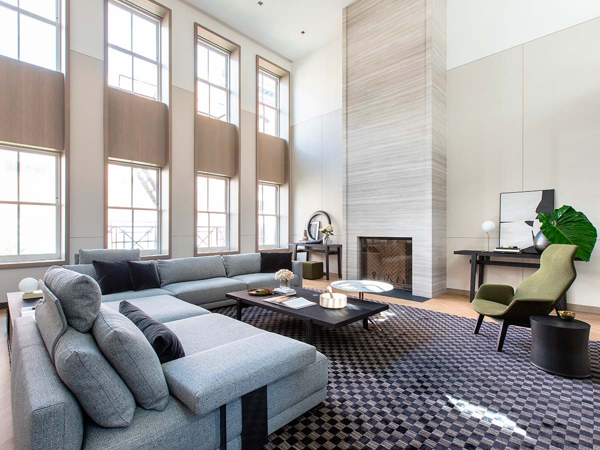 La flessibilità di Poliform per una townhouse newyorkese