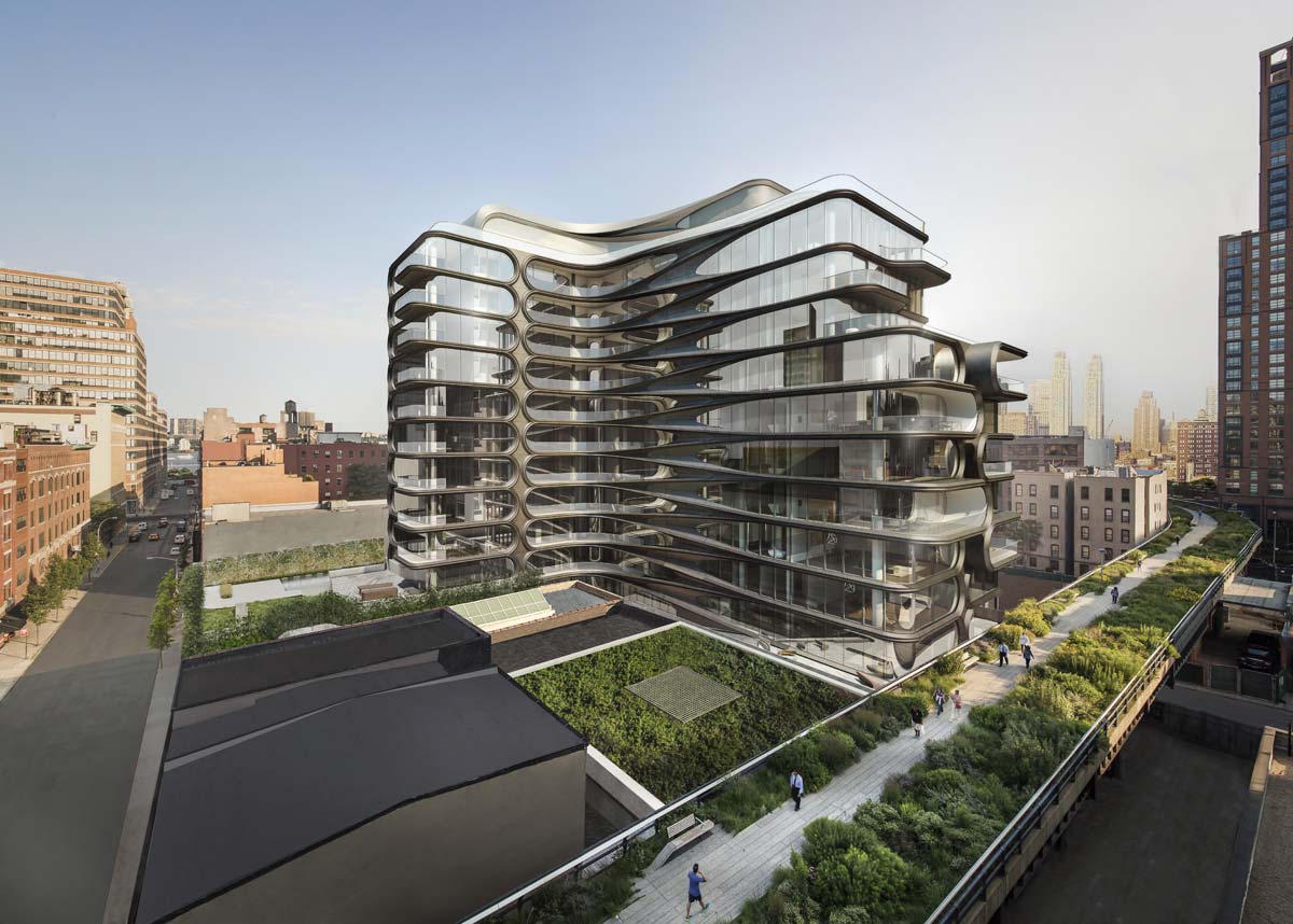 Una traccia sinuosa sulla High Line