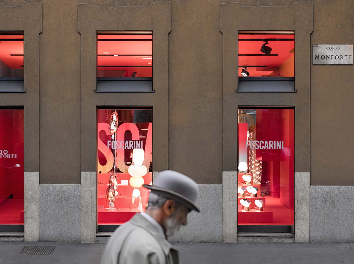 Foscarini, headquarter nella lighting road