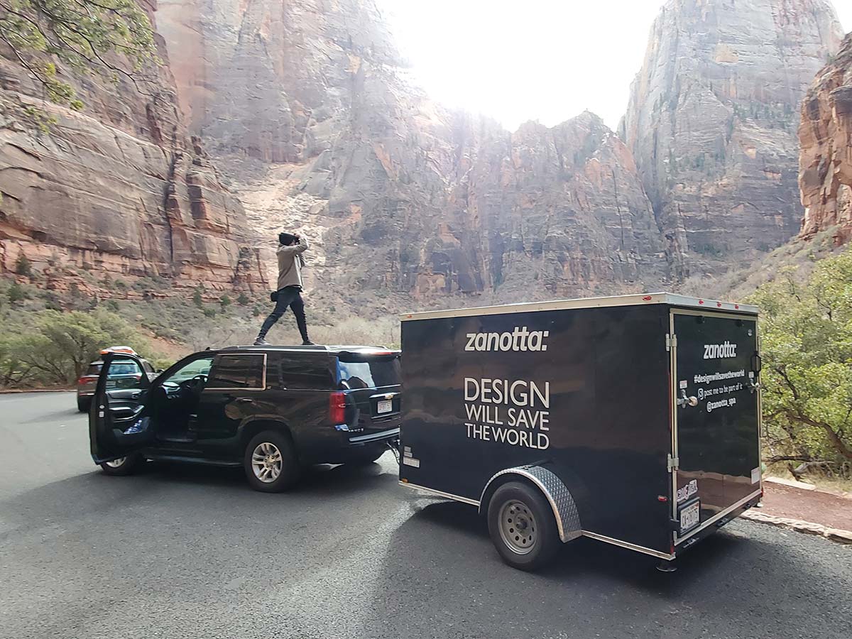 Zanotta: design on the road