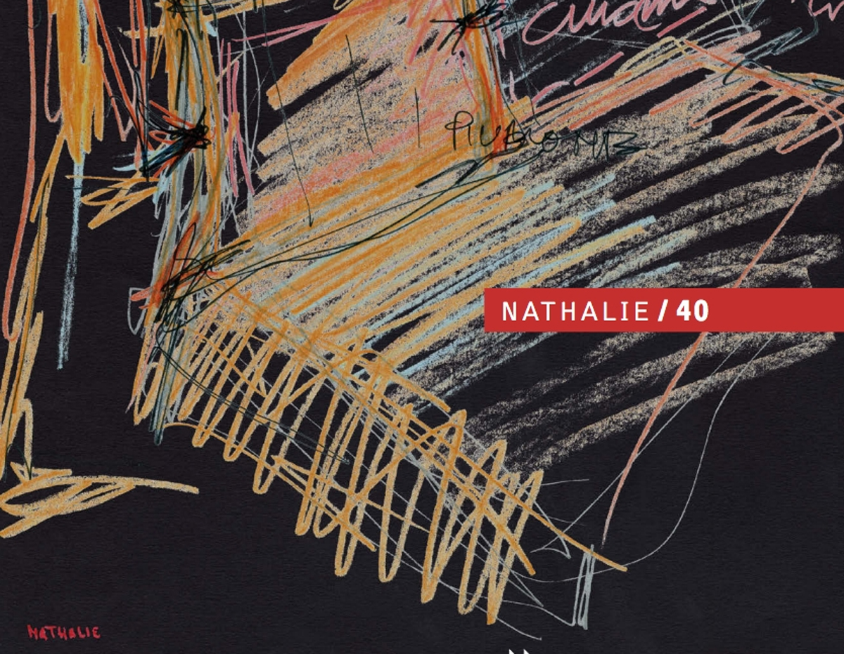 Nathalie spegne i 40 fiocchetti