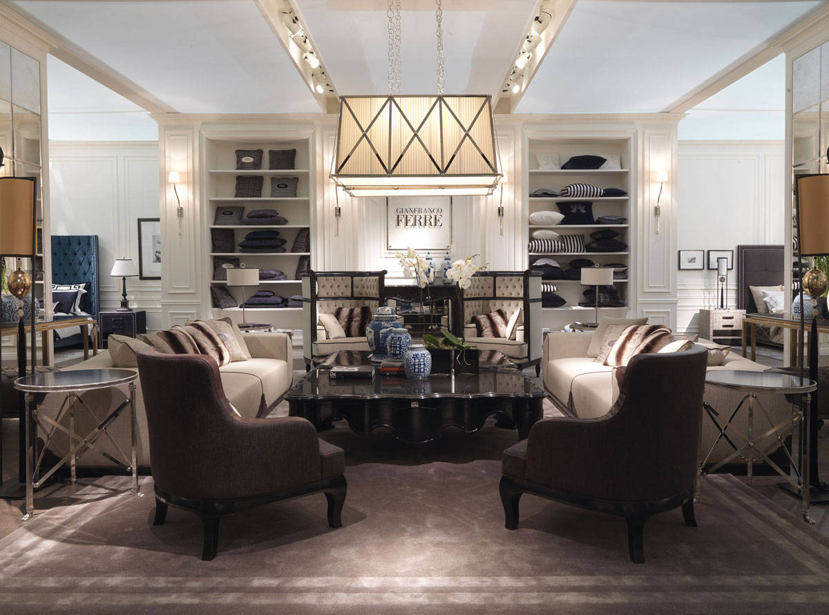 Atmosfere inglesi per Gianfranco Ferré Home