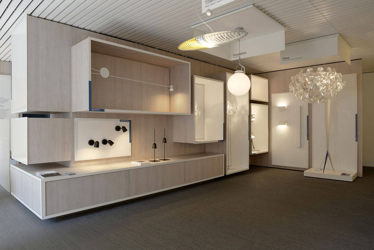 Restyling per lo showroom milanese Luceplan