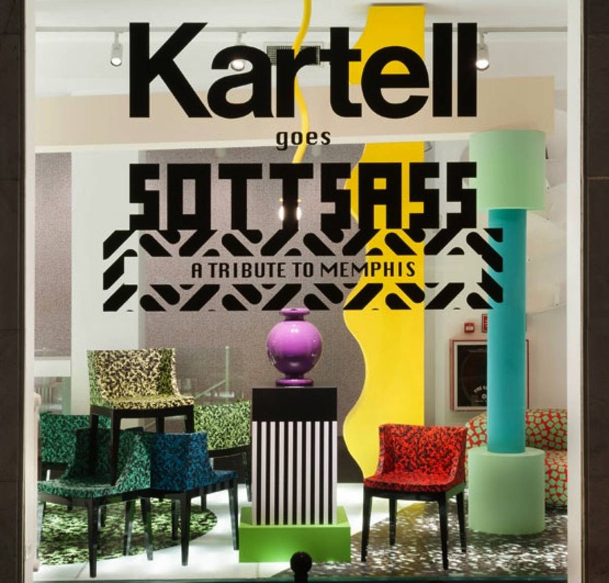 Memphis arriva a Colonia con Kartell