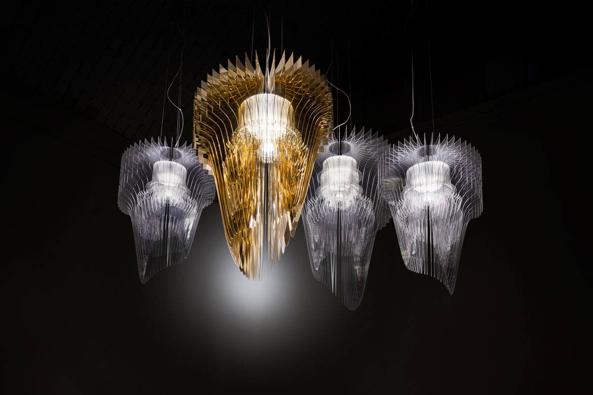 Una cascata di luce nel ricordo di Zaha