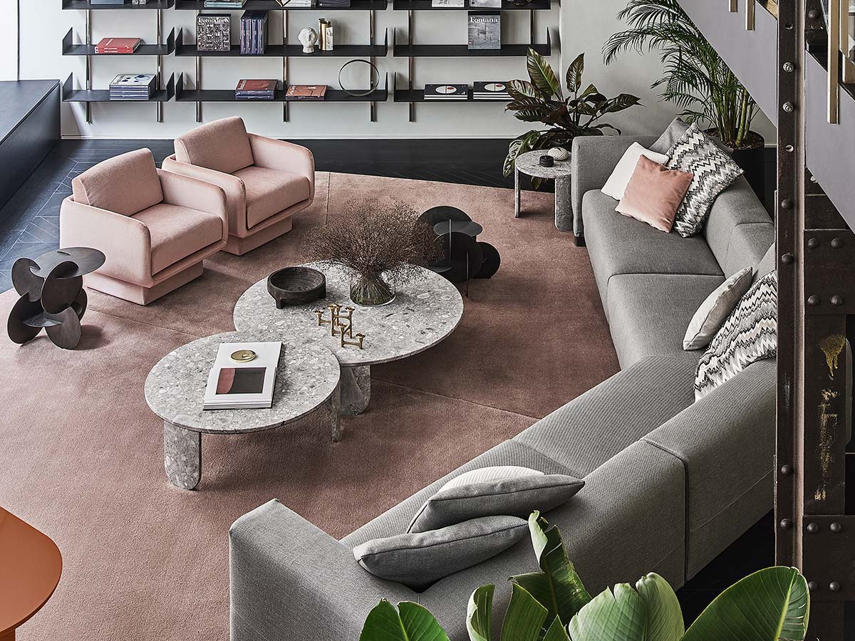 Gallotti&Radice | Elissa Sectional, Lilas, Resia