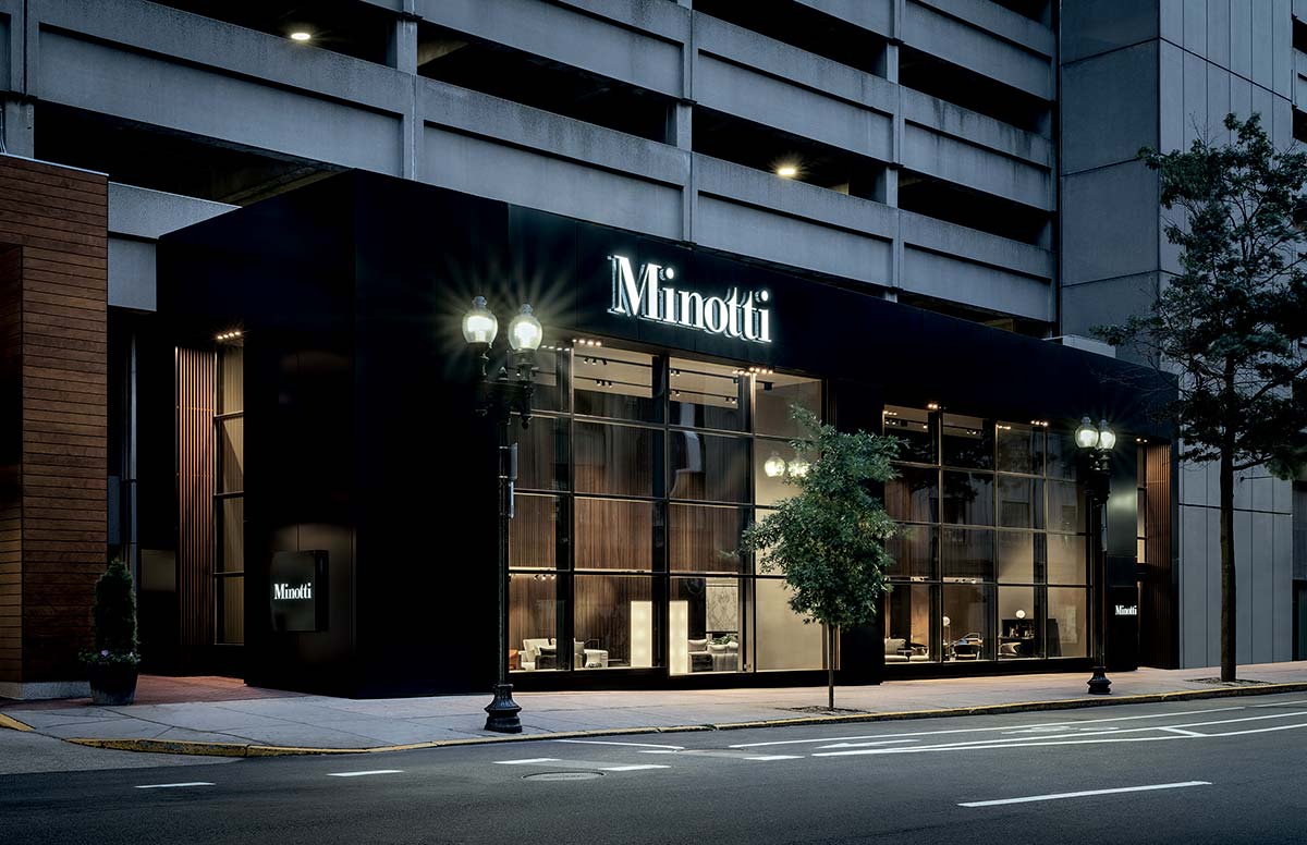 La brand experience di Minotti Boston