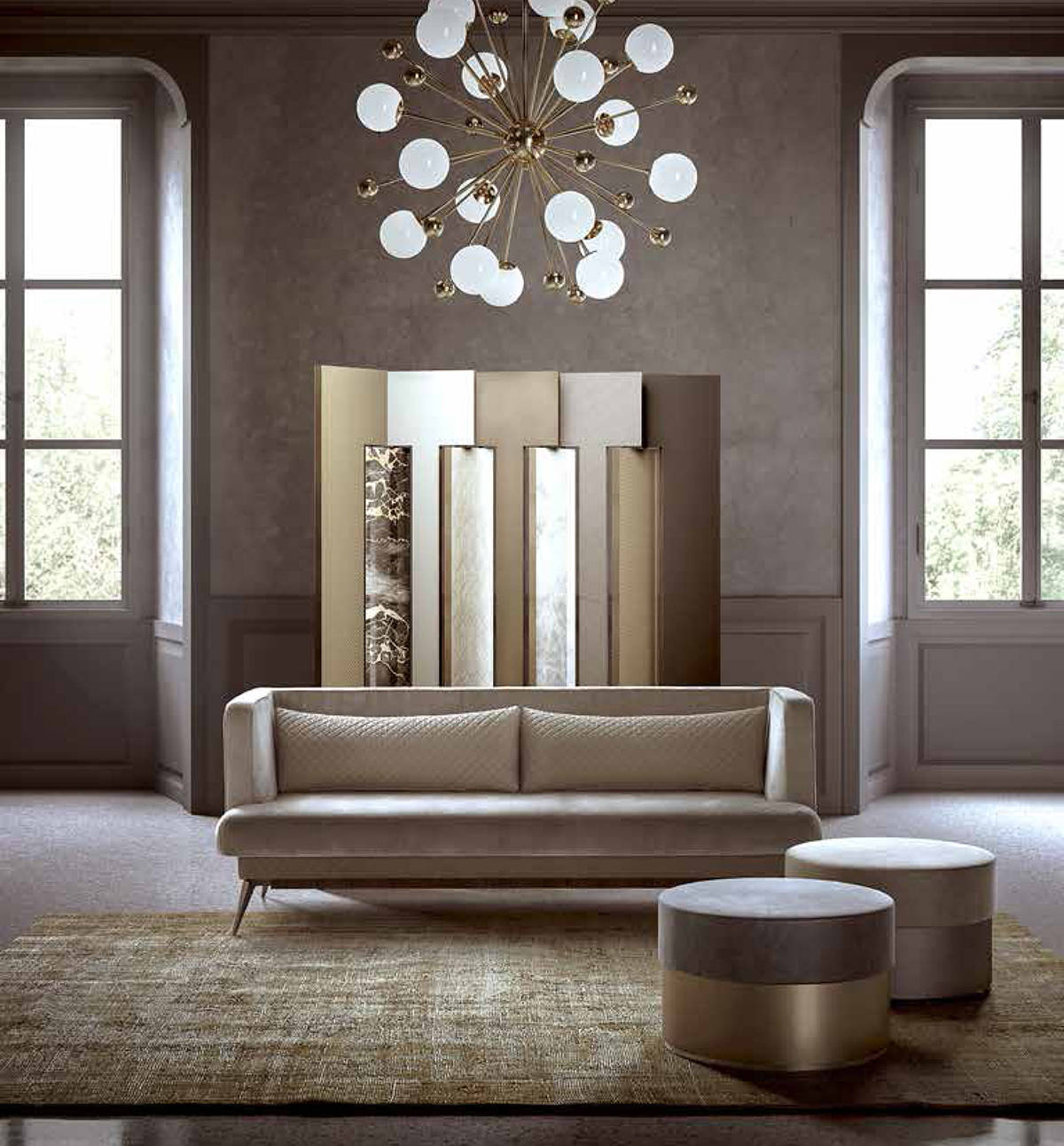 Sartorialità ed equilibrio nella nuova home collection Rossato