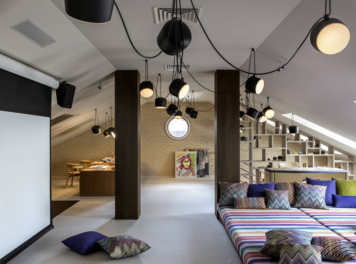 Loft metropolitano nel bosco