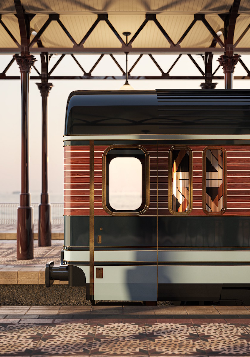 Orient Express La Dolce Vita - rendering © Dimorestudio