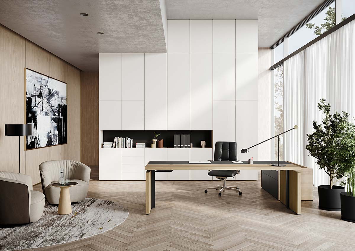 Walter Knoll | Mono-V Executive Desk, Mono-V Sideboard