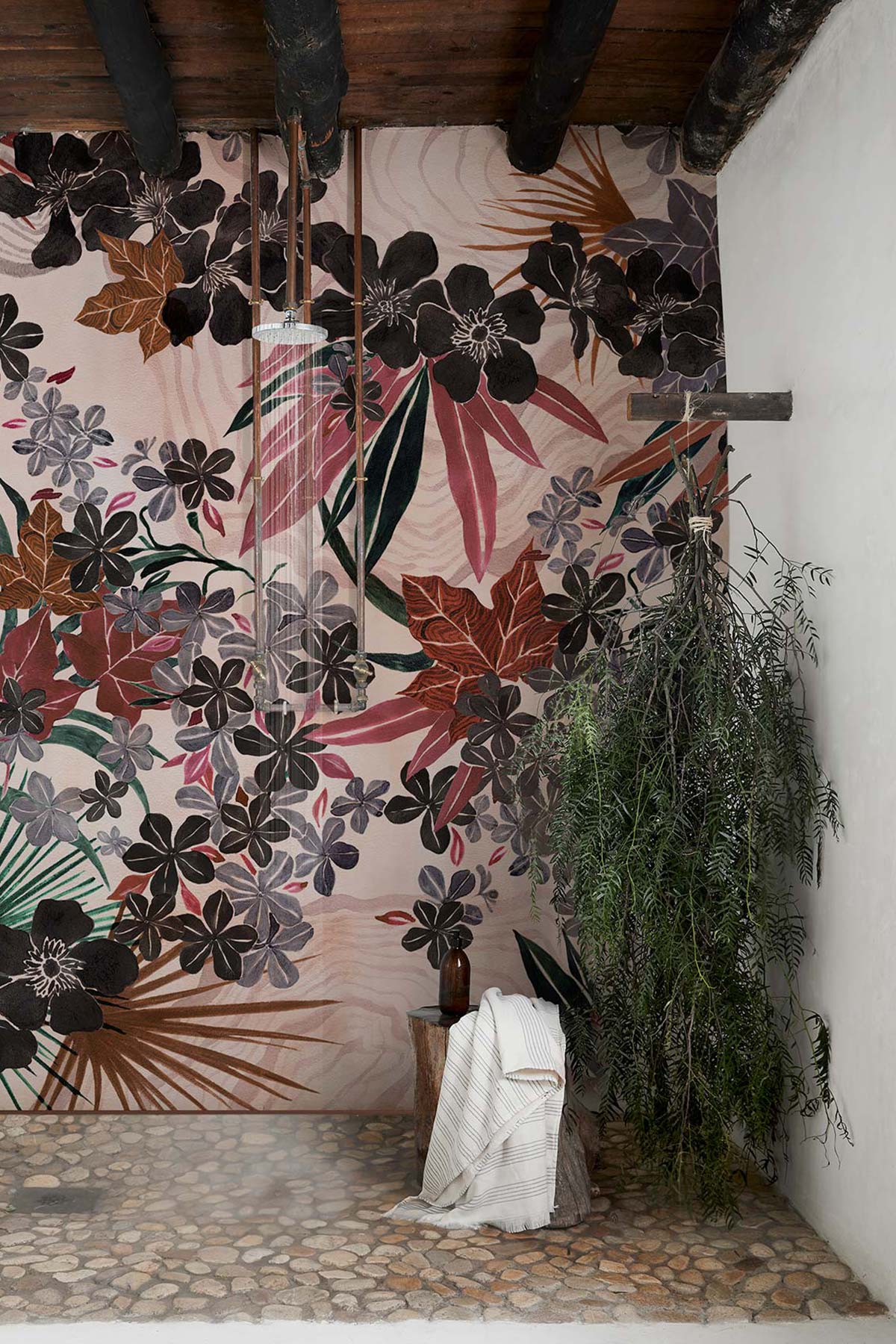 Ubud, WET System 2022 collection by Wall&decò, Design Maria Gomez Garcia