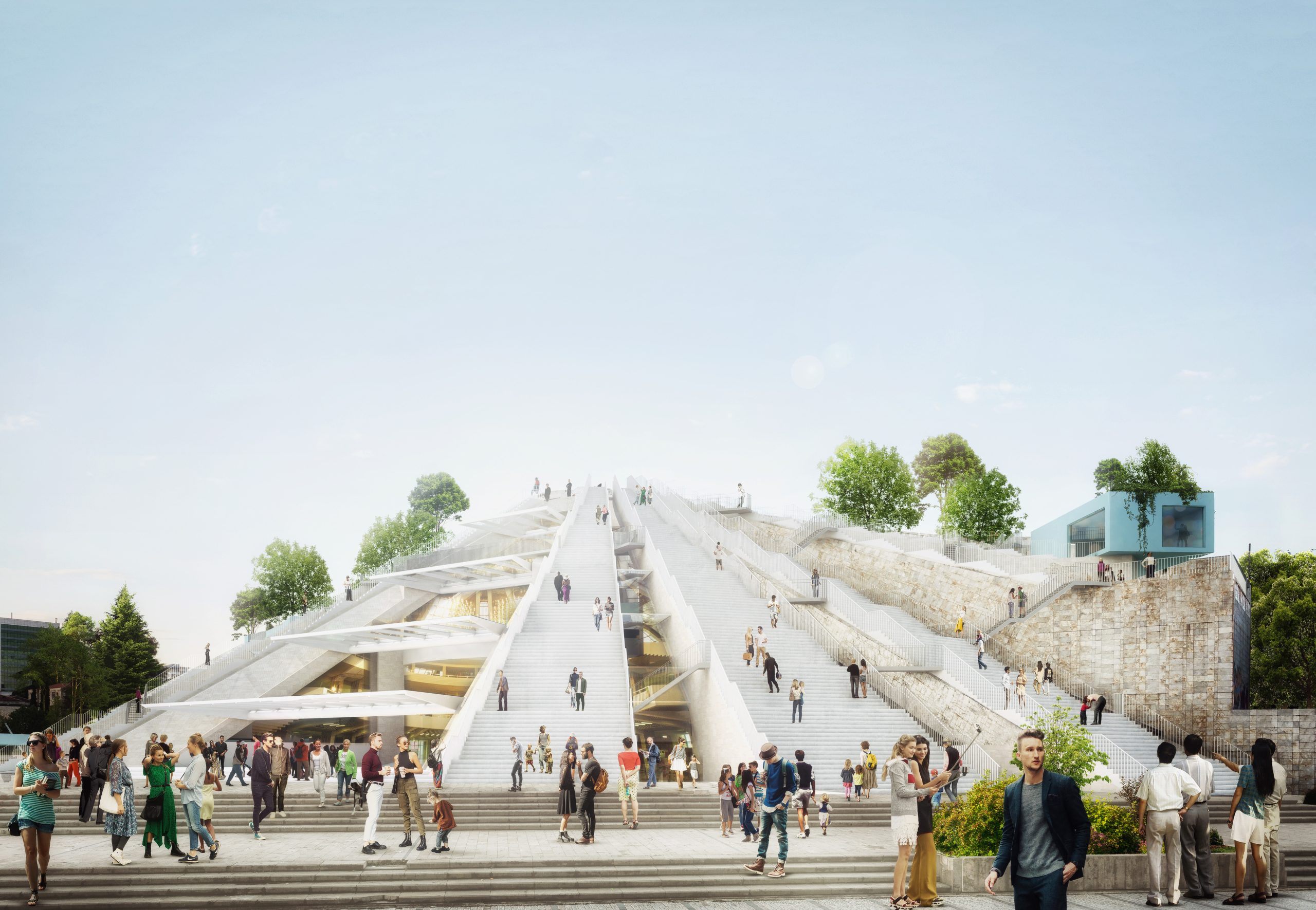 Pyramid Tirana by MVRDV. Ph © MVRDV