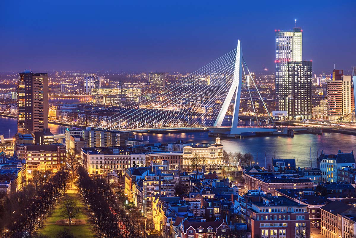 Erasmusbrug, Rotterdam, Netherland - Photo © Mihaiulia