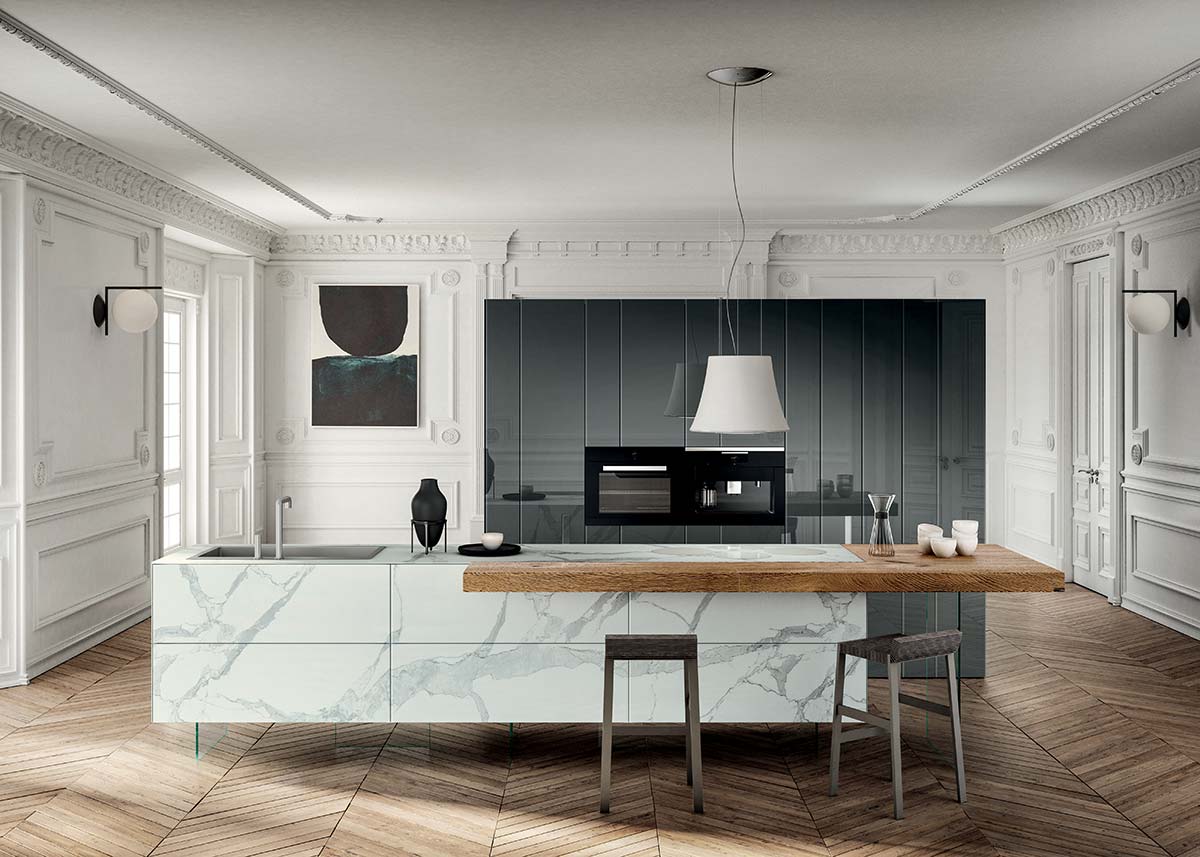 36e8 Marble XGlass by Lago, design Daniele Lago