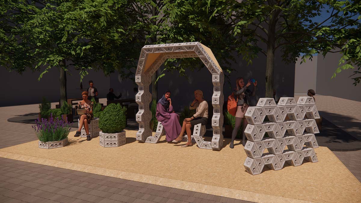 PLP Architecture Mycelium Building Block