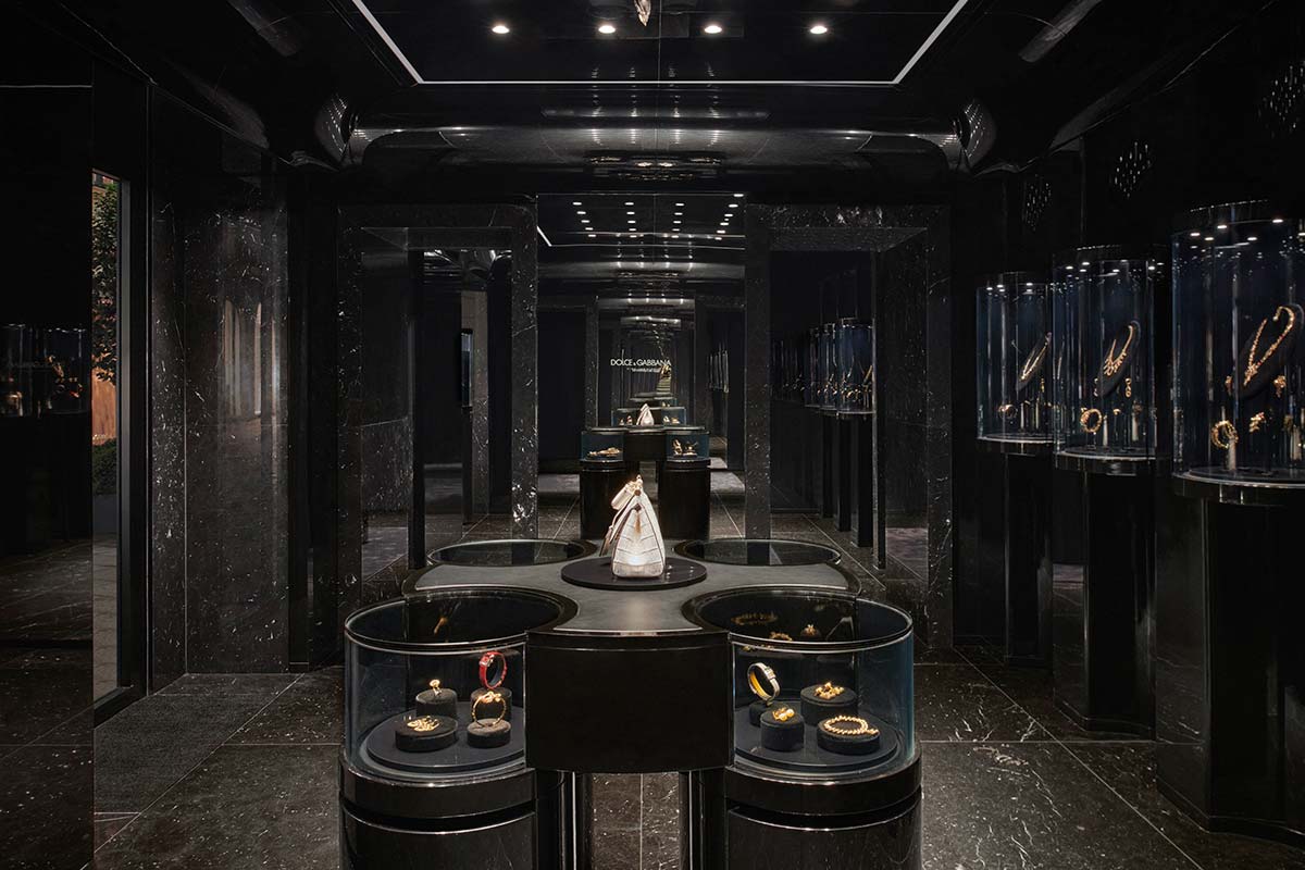Dolce&Gabbana, la boutique di gioielli a Milano