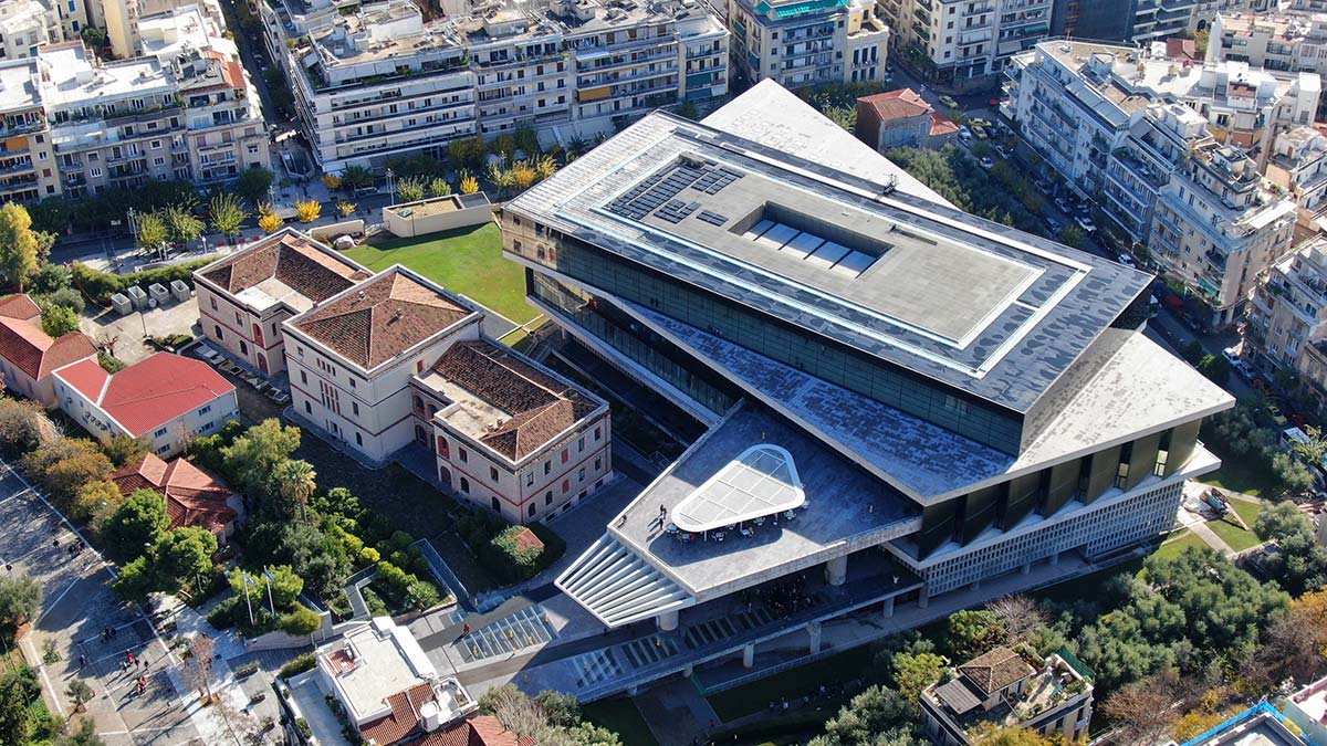 Acropolis museum, Athens - Photo © Aerial-motion