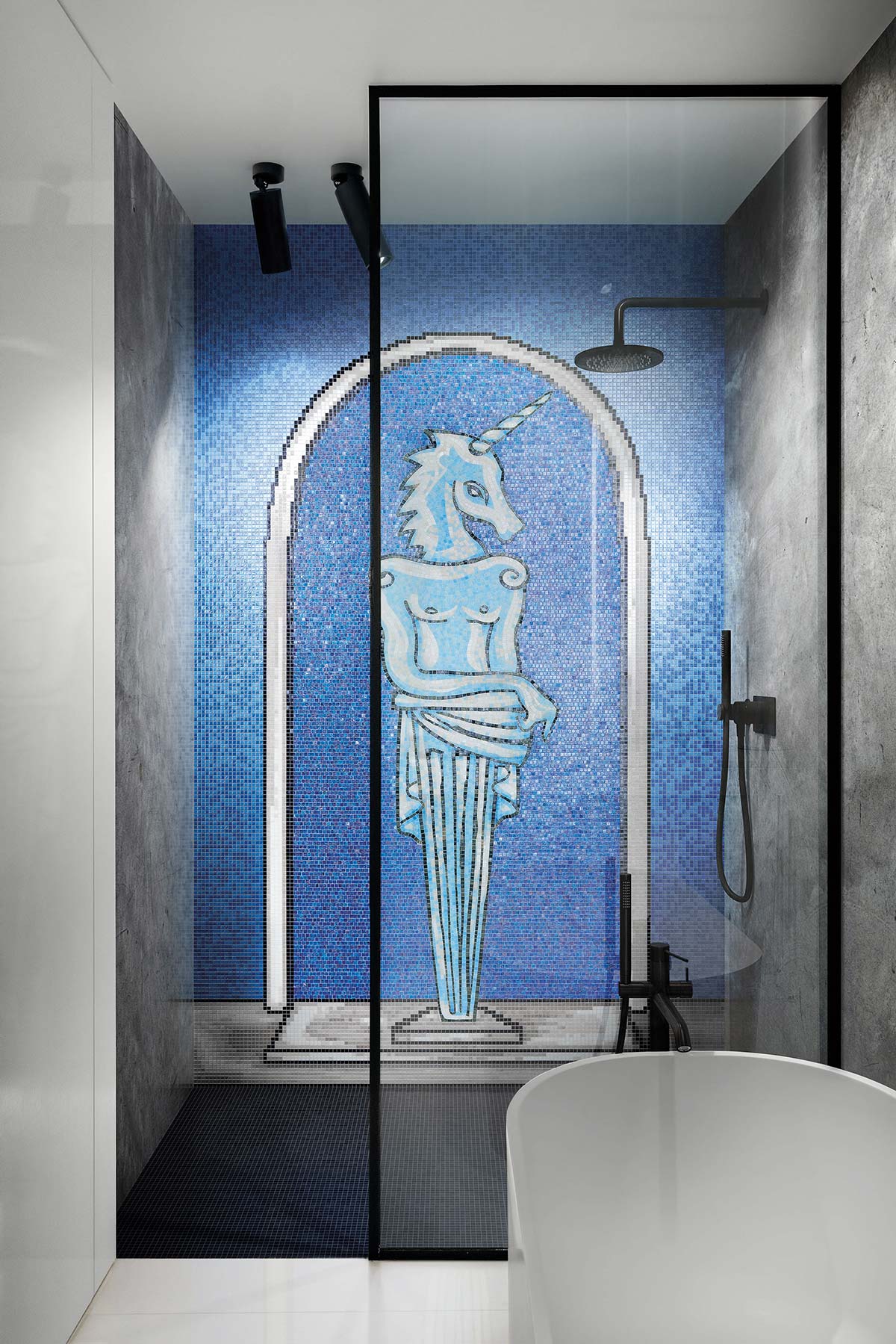 Licorne by Bisazza, design Vincent Darré - Photo © Tom Kurek, Alicja T