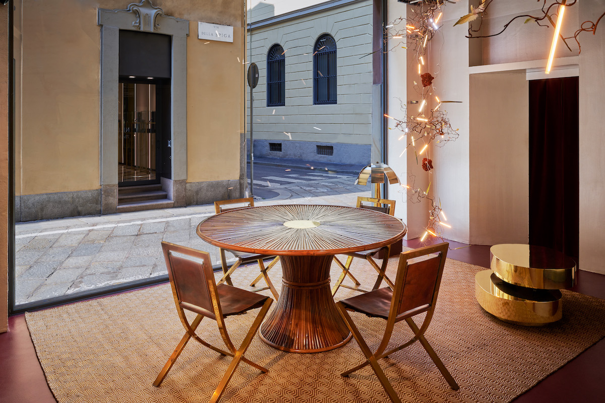 "Gabriella Crespi" @ NILUFAR, via della Spiga. 