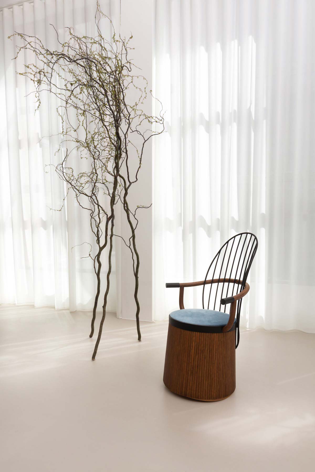 Dondolina by Bottega Intreccio, design Antonio Aricò