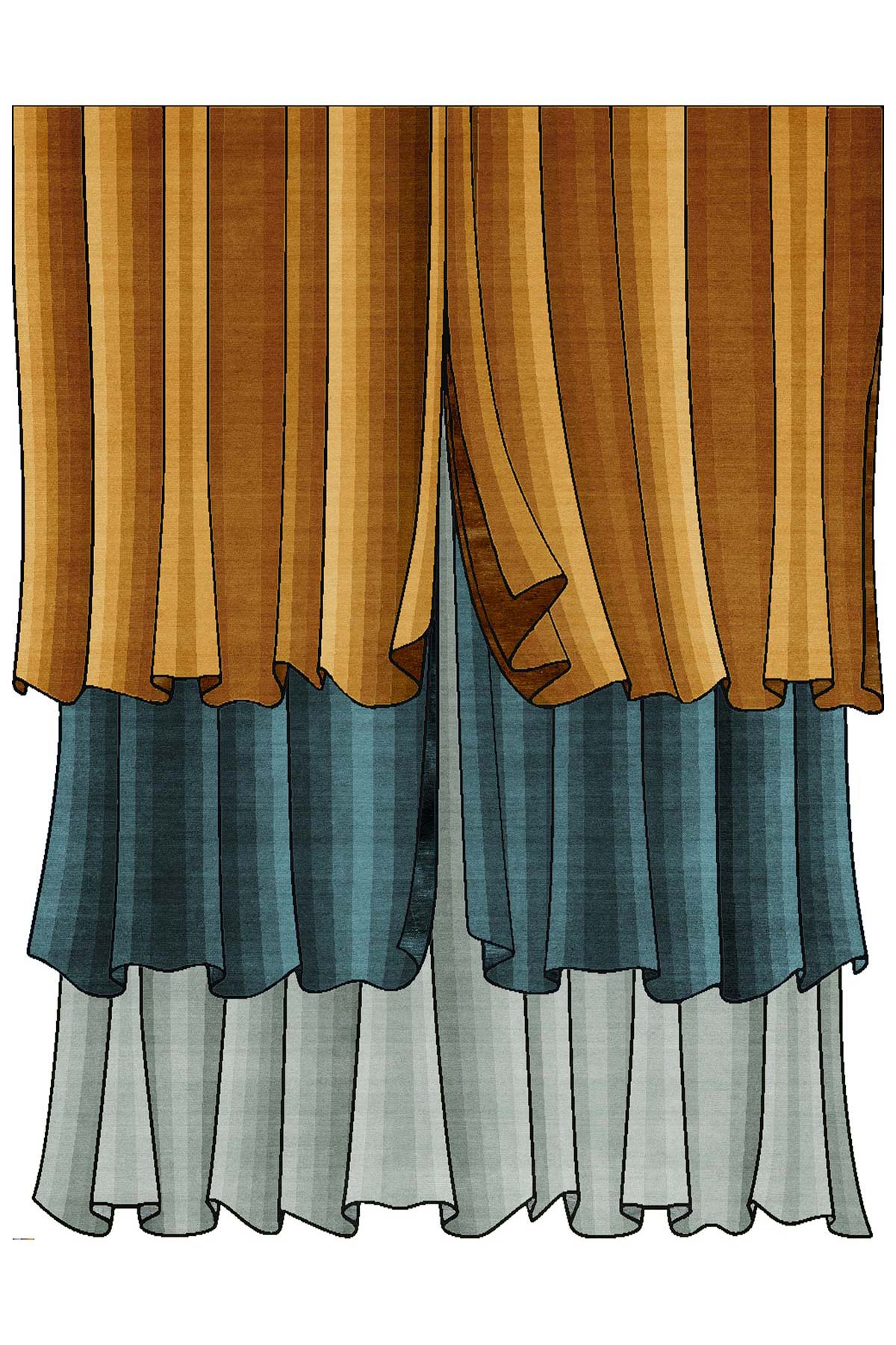 Plissé by cc-tapis, design Cristina Celestino