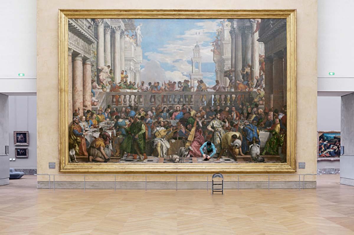 Supersymmetric Partner by Luca Pozzi - Louvre Museum, Paris