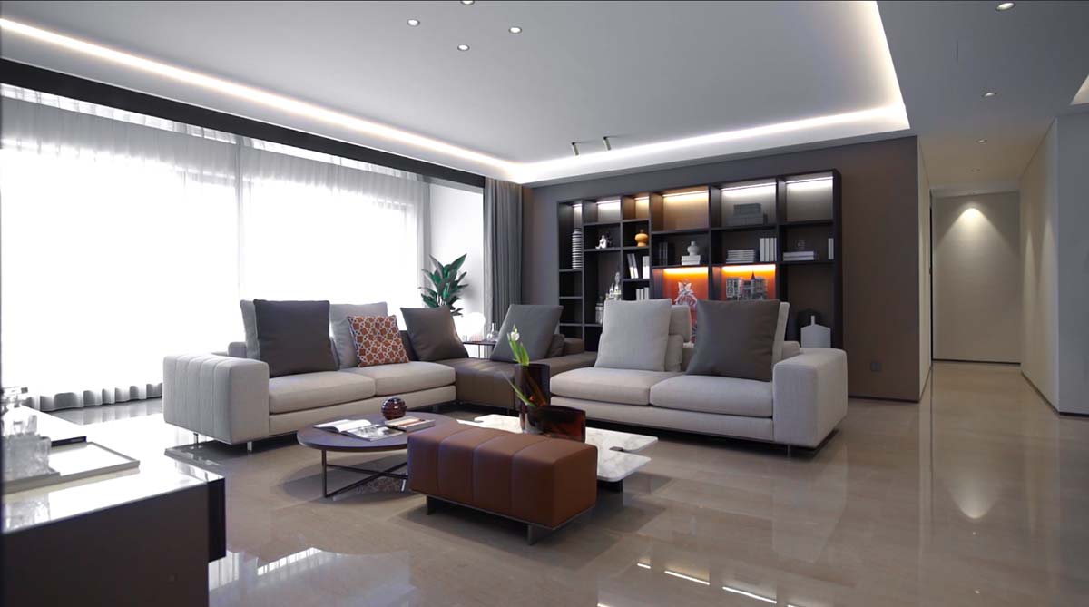 Porro, One Sunac Opus, living room