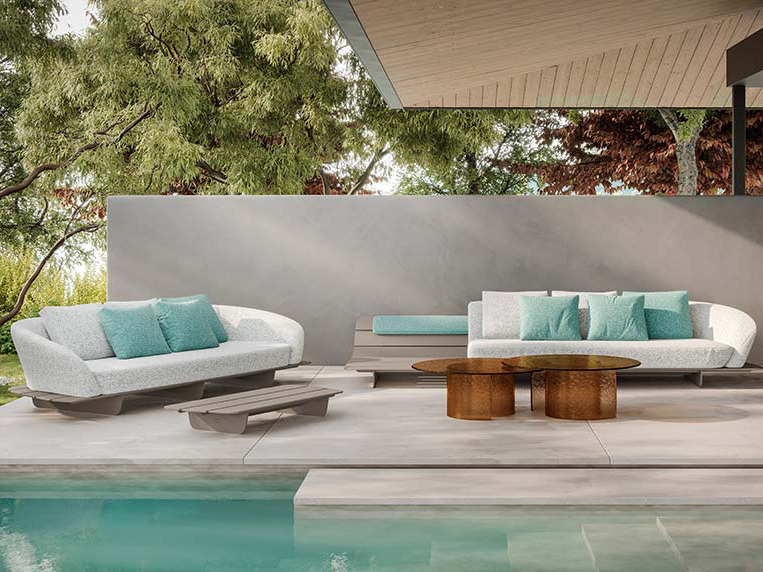 Pininfarina e Reflex, il divano Segno diventa outdoor