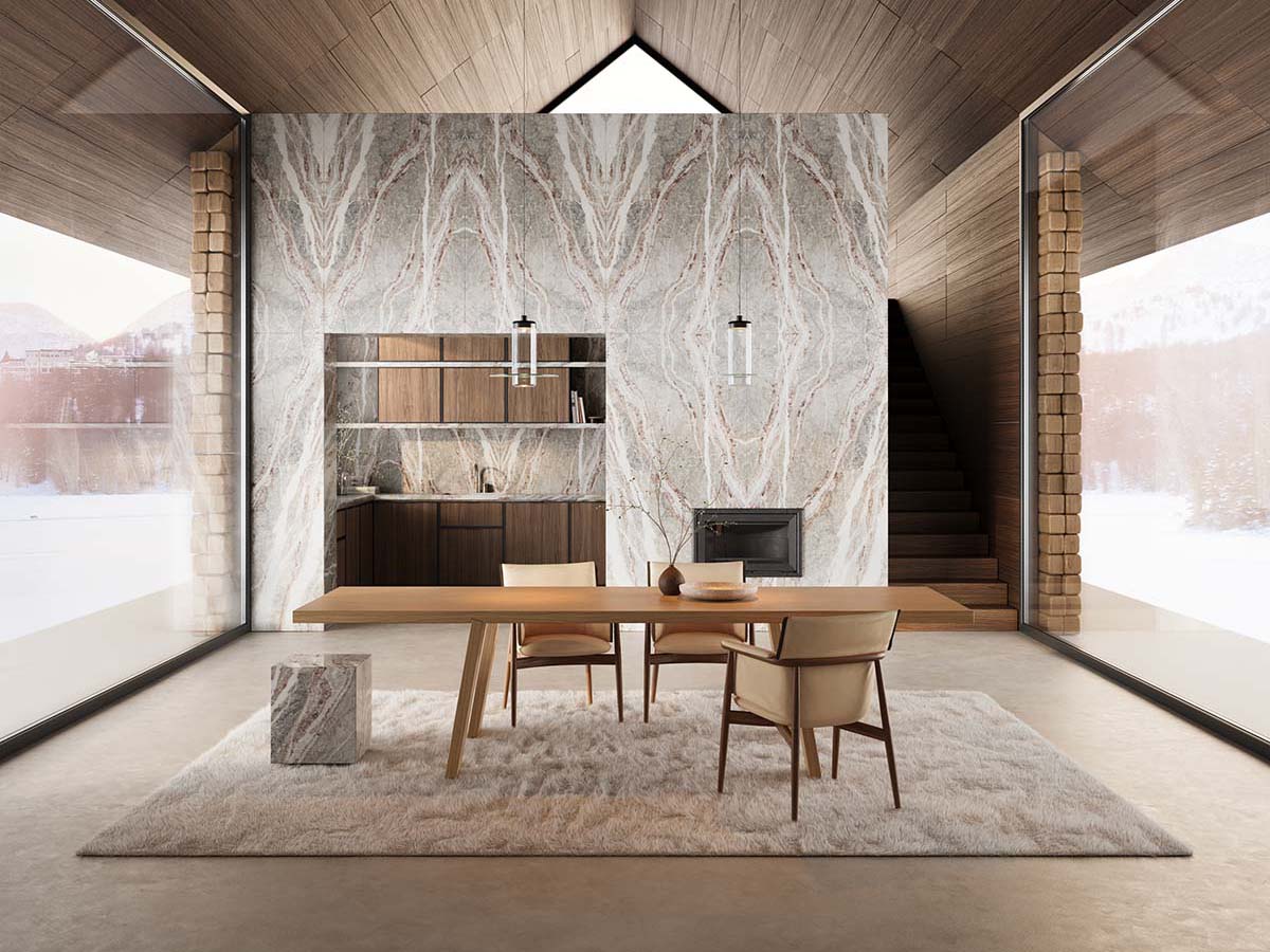 The fluid evolution of natural stone