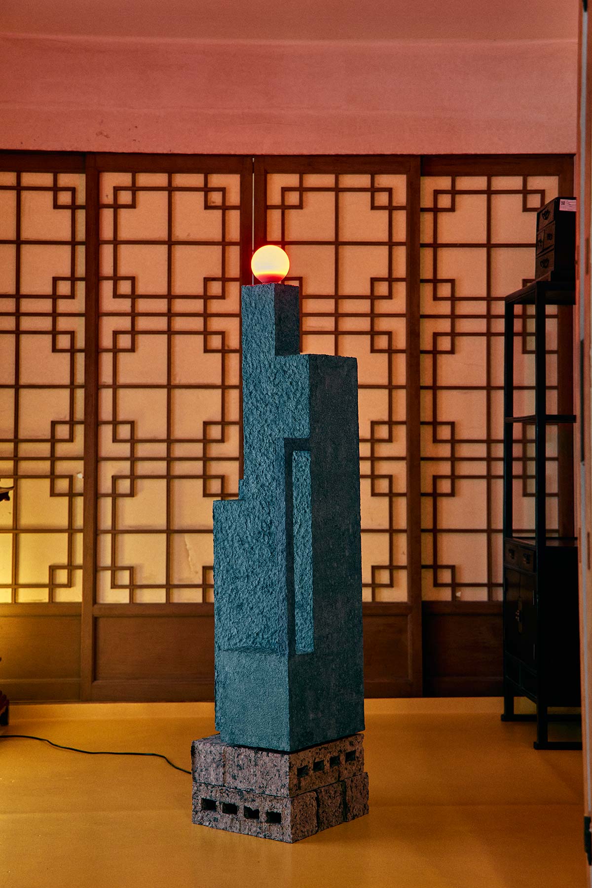Sun, Moon, and Five Buildings, design WooJay Lee