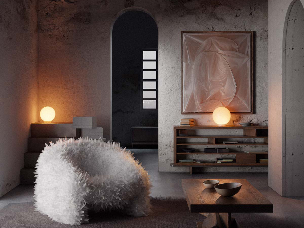 Snowdrop Armchair - Winter Collection by Collectional, design Andrés Reisinger - © Reisinger Studio