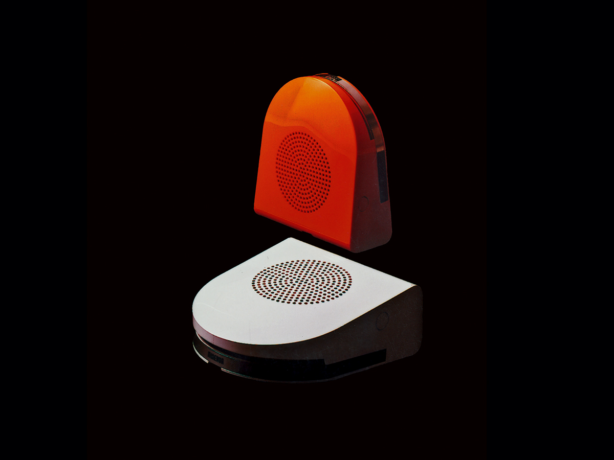 GA 45 POP turntable by Minerva, design Mario Bellini