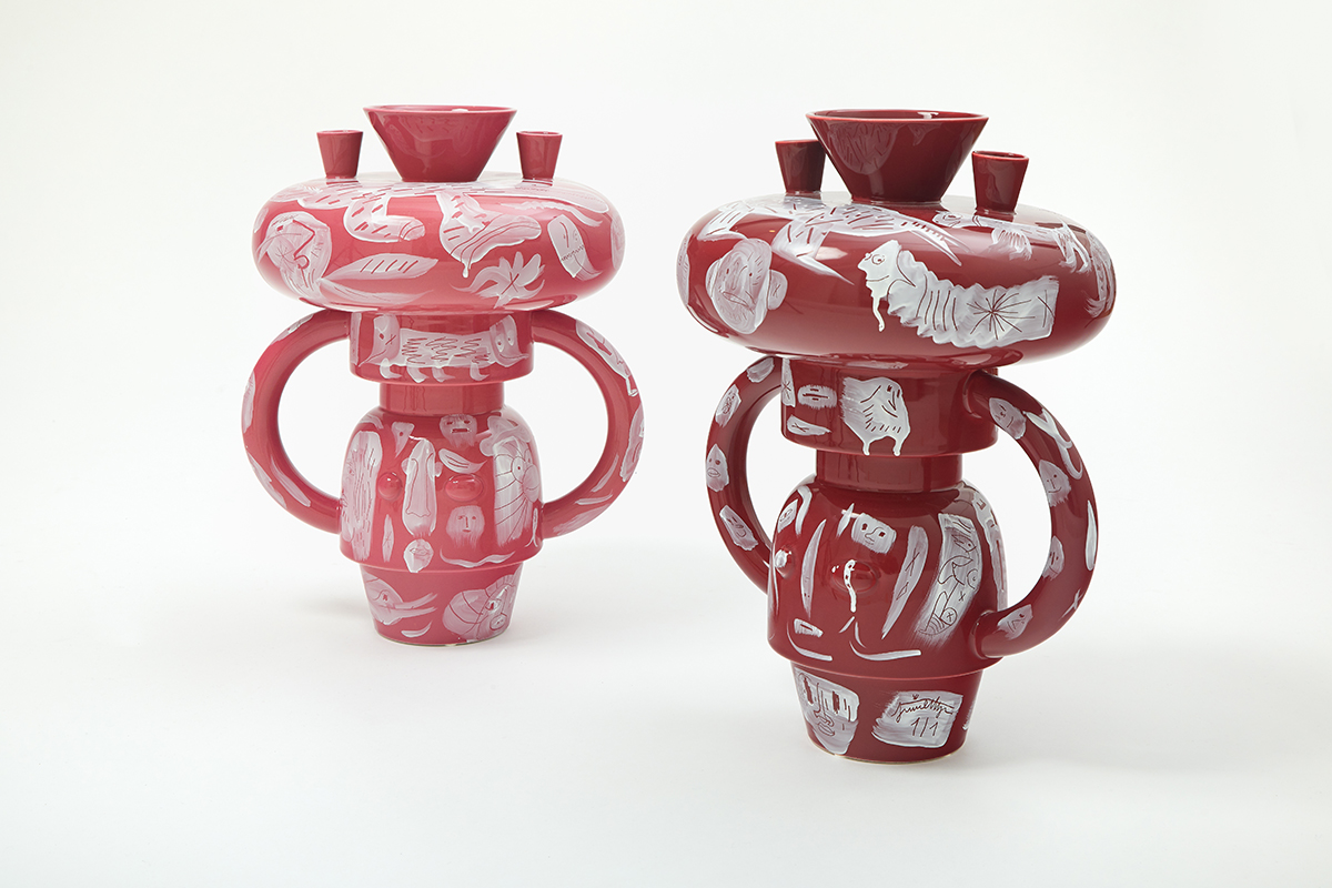 Anfora vases, design Jaime Hayon - Photo © Sylvie Chan-Liat, Courtesy © Galerie kreo