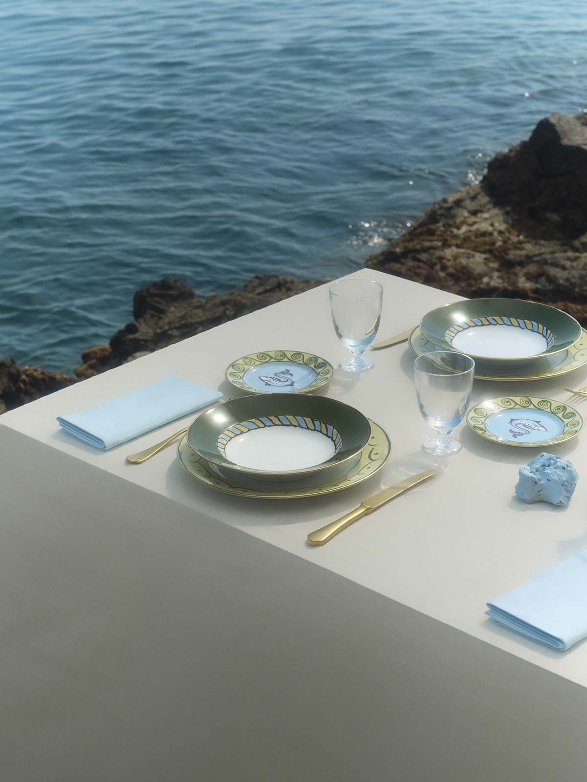 Il Viaggio di Nettuno by Ginori 1735, design Luke Edward Hall