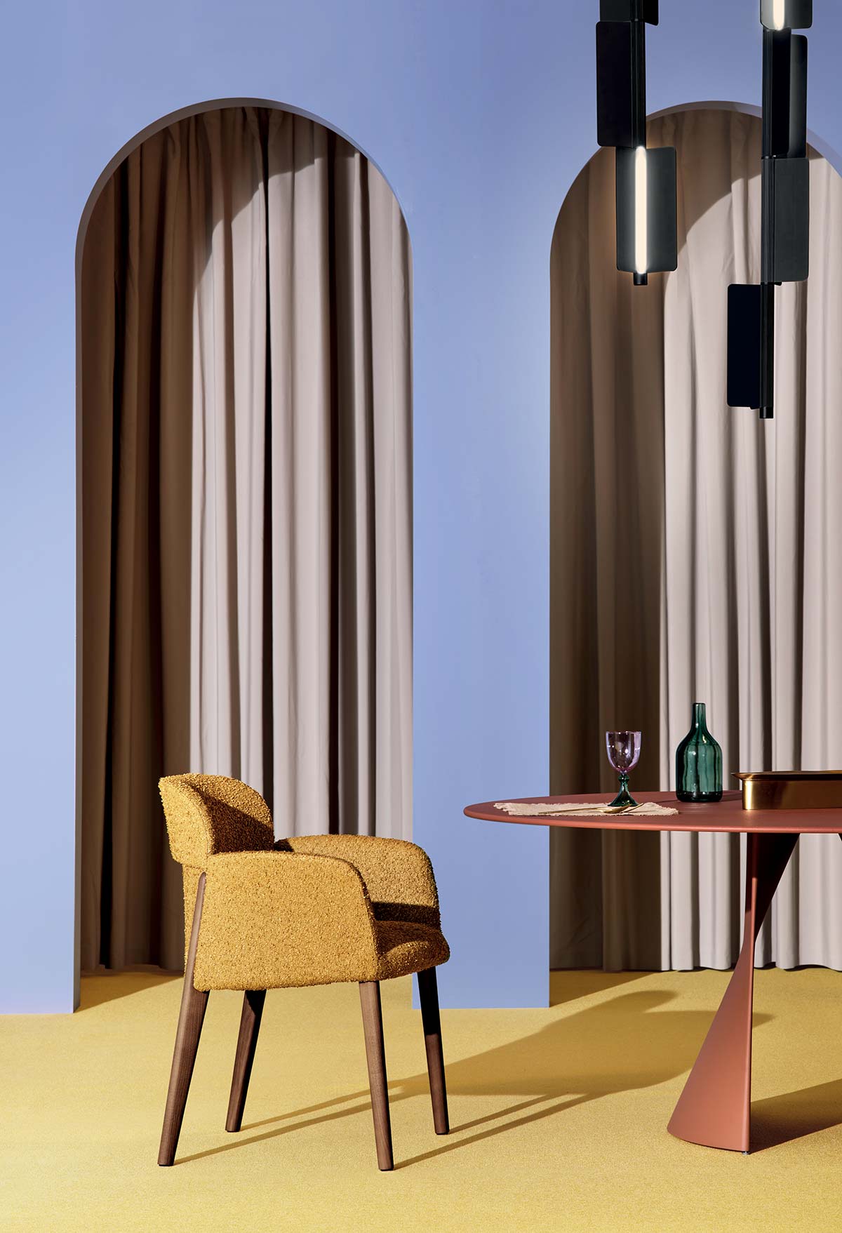 Opale by Pedrali, design Patrick Jouin - Photo Omar Sartor