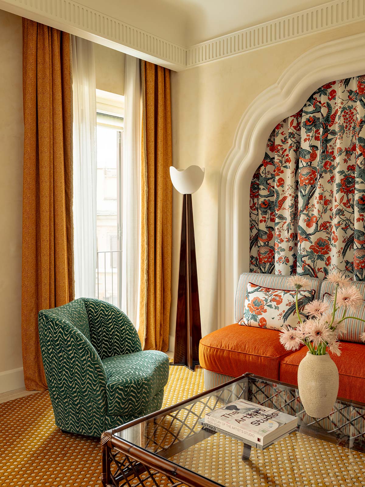 Junior suite, the Casa Monti hotel, Rome©Jérôme Galland