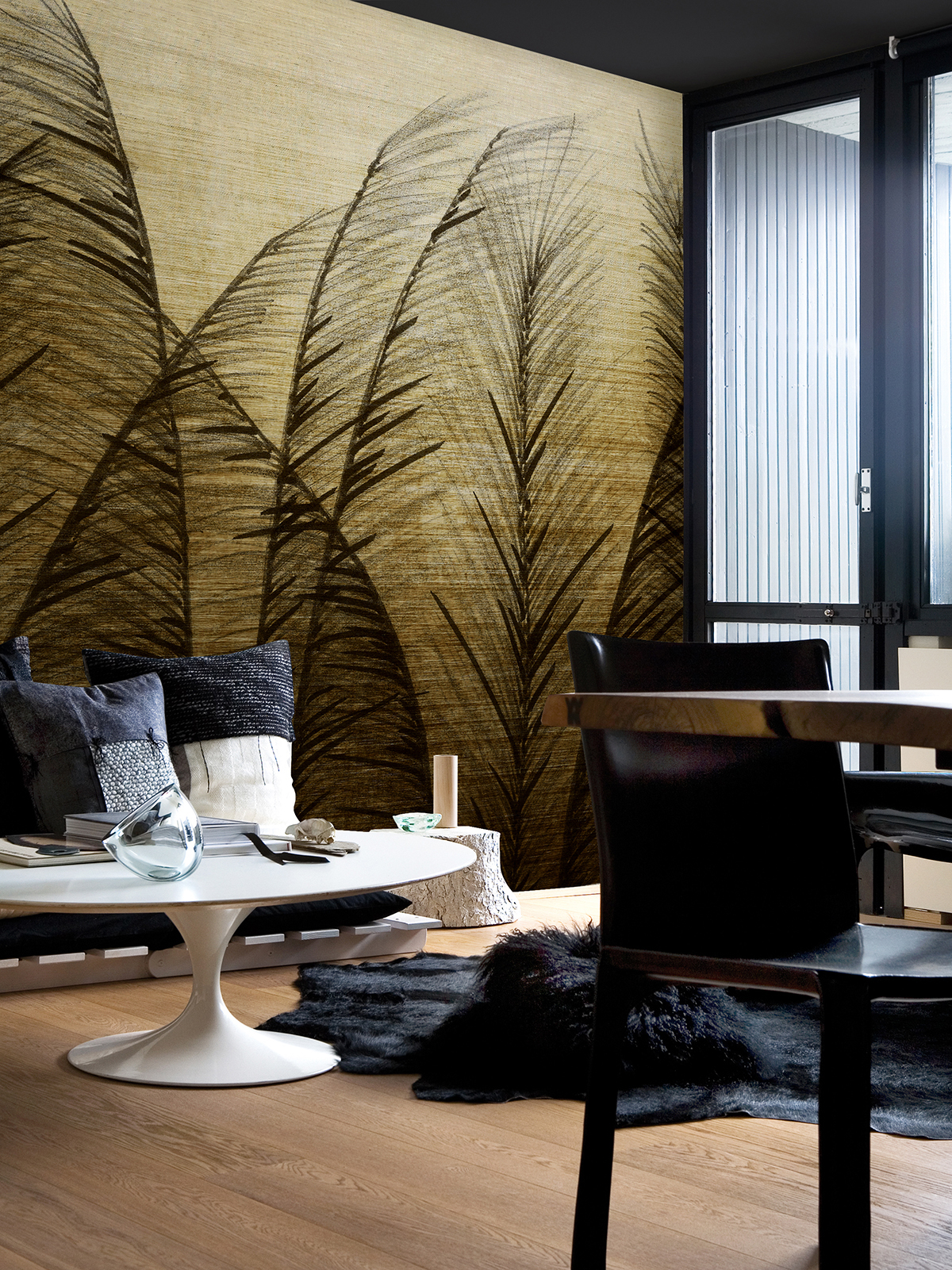 Golden wind by Wall&decò, design Ines Porrino