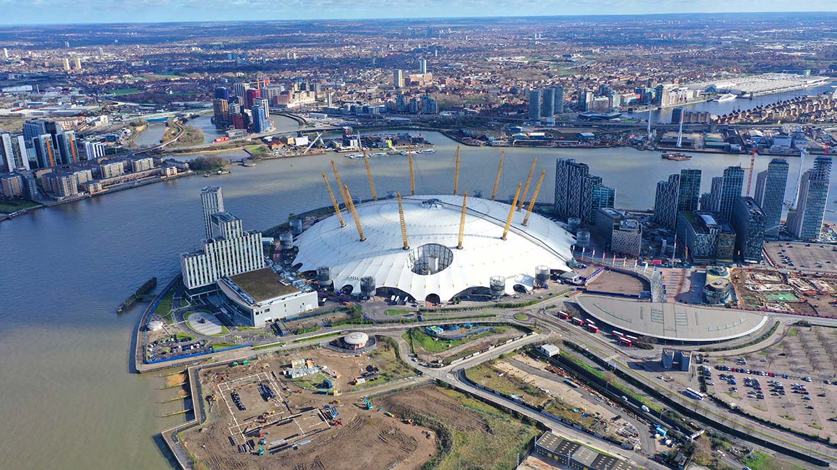 Greenwich Peninsula, Londra - © Aerial-motion