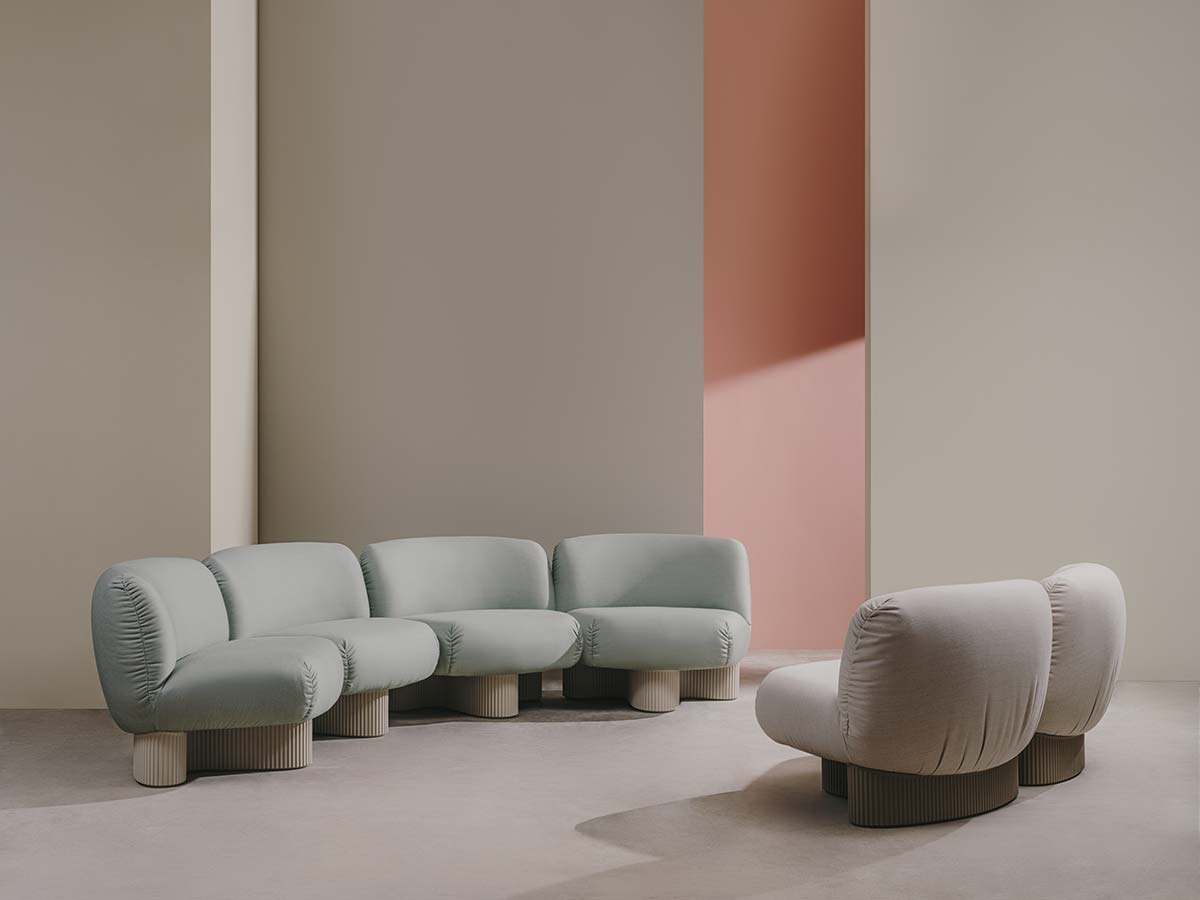 Bolete Lounge BIO Outdoor by Andreu World, design Patricia Urquiola