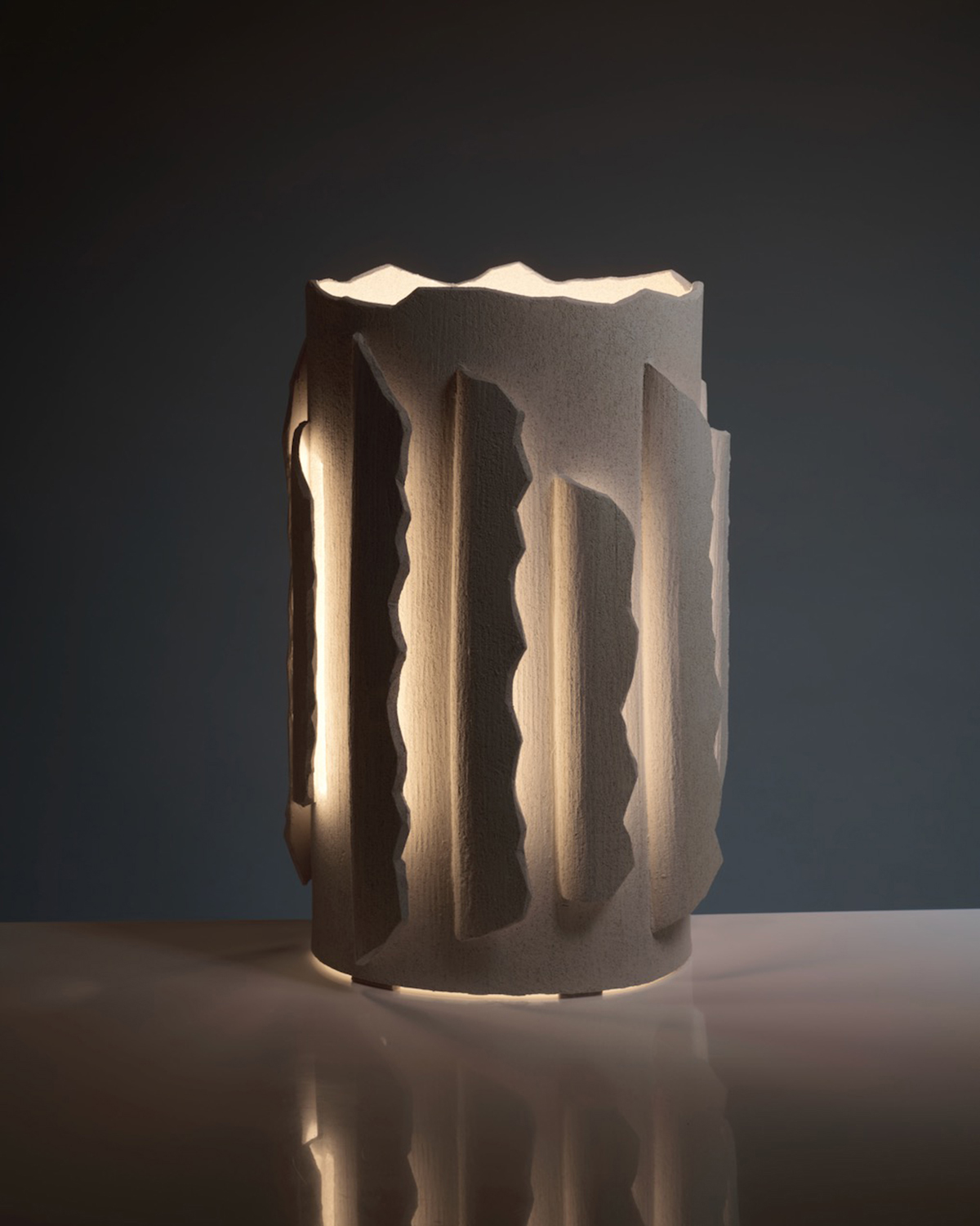 Mountain Climb Ceramic Table Lamp, design Katia Langeard